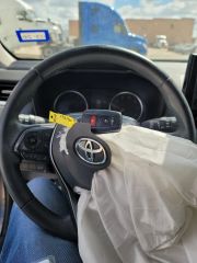 2019 Toyota RAV4 XLE Premium - Interior Steering Wheel With Keys Image